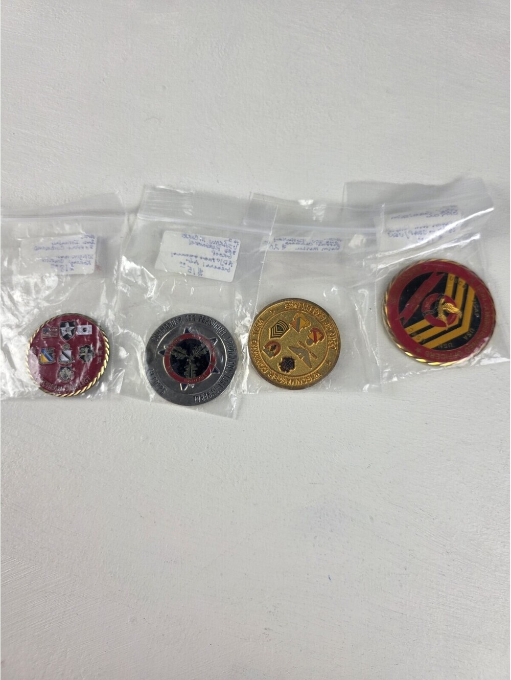 Korean Conflict Challenge Coin Lot Infantry Division Support Cmnd Wagon Master